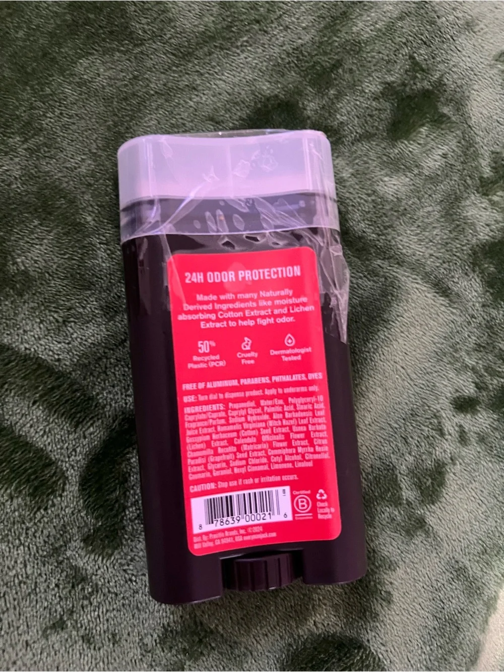 Every Man Jack Cedarwood Deodorant Stick - Red